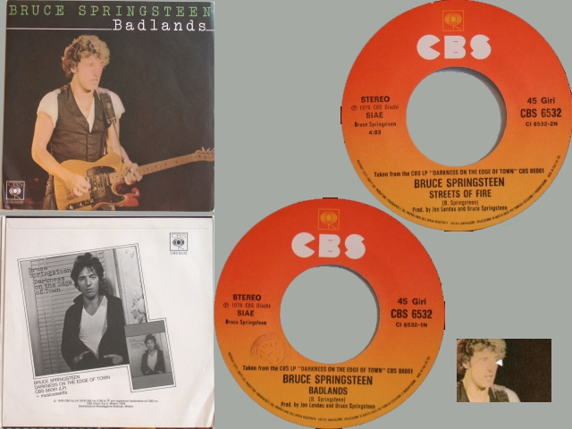 Bruce Springsteen - BADLANDS / STREETS OF FIRE
